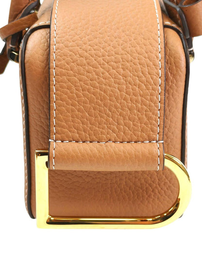 DELVAUX デルヴォー クールボックスナノ ストラップ付 ハンドバッグ ブラウン 管理番号：11635