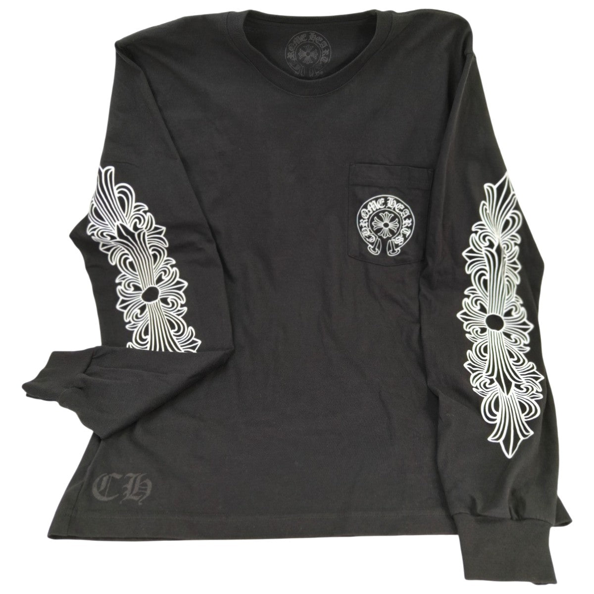 CHROME HEARTS 克罗心 BEIJING EXCLUSIVE HORSESHOE T恤 长袖 北京限定 男款 M码 管理编号：10929