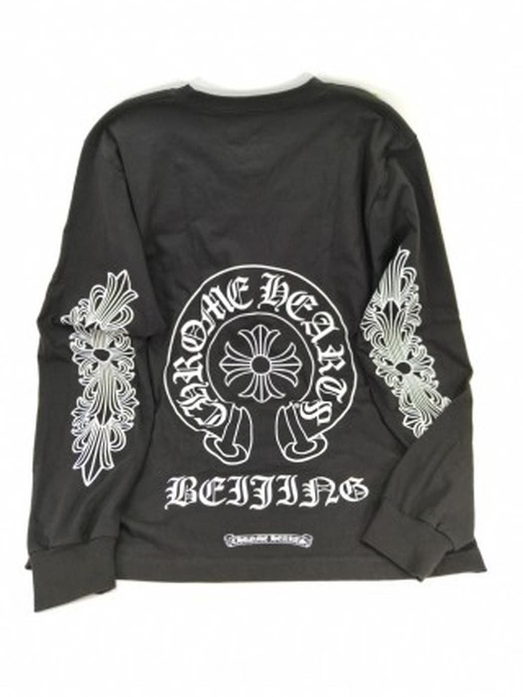 CHROME HEARTS 克罗心 BEIJING EXCLUSIVE HORSESHOE T恤 长袖 北京限定 男款 M码 管理编号：10929