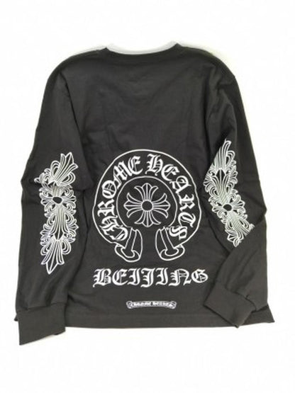 CHROME HEARTS 克罗心 BEIJING EXCLUSIVE HORSESHOE T恤 长袖 北京限定 男款 M码 管理编号：10929