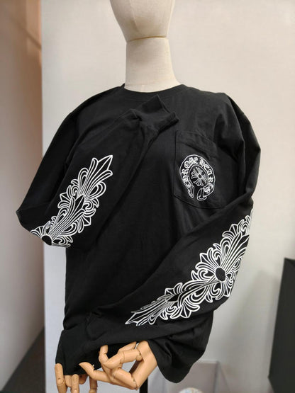 CHROME HEARTS 克罗心 BEIJING EXCLUSIVE HORSESHOE T恤 长袖 北京限定 男款 M码 管理编号：10929