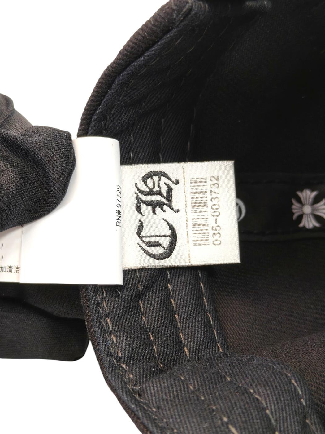 Chrome Hearts クロムハーツ ホースシュー ベースボールキャップ ブラック 管理番号：11592
