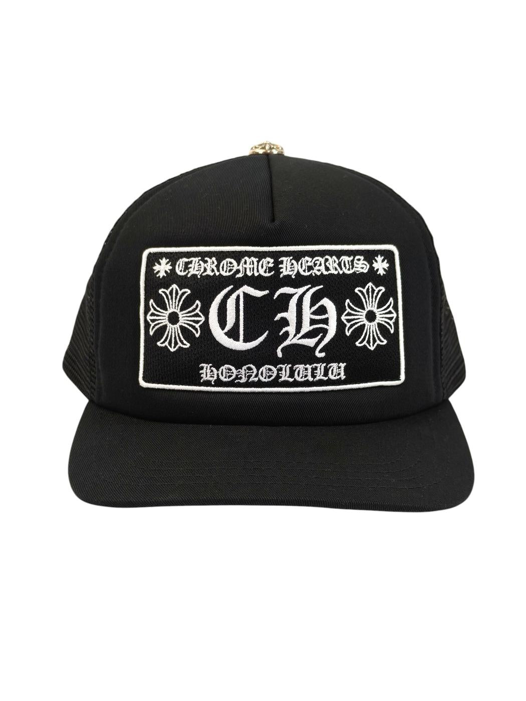 Chrome Hearts クロムハーツ ホノルル限定 トラッカーキャップ ブラック 管理番号：11593