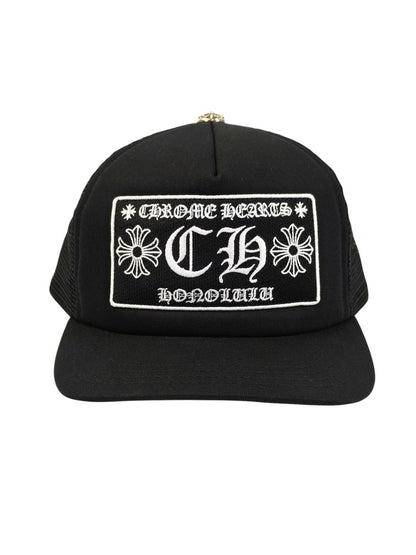 Chrome Hearts クロムハーツ ホノルル限定 トラッカーキャップ ブラック 管理番号：11593