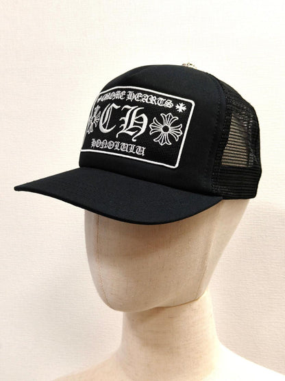 Chrome Hearts クロムハーツ ホノルル限定 トラッカーキャップ ブラック 管理番号：11593