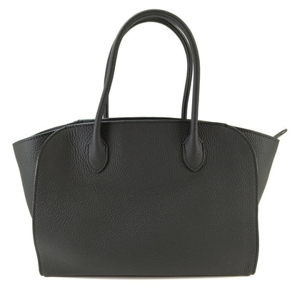 THE ROW MARLO 12 Tote Bag Grained Calfskin Black Ref: 10670