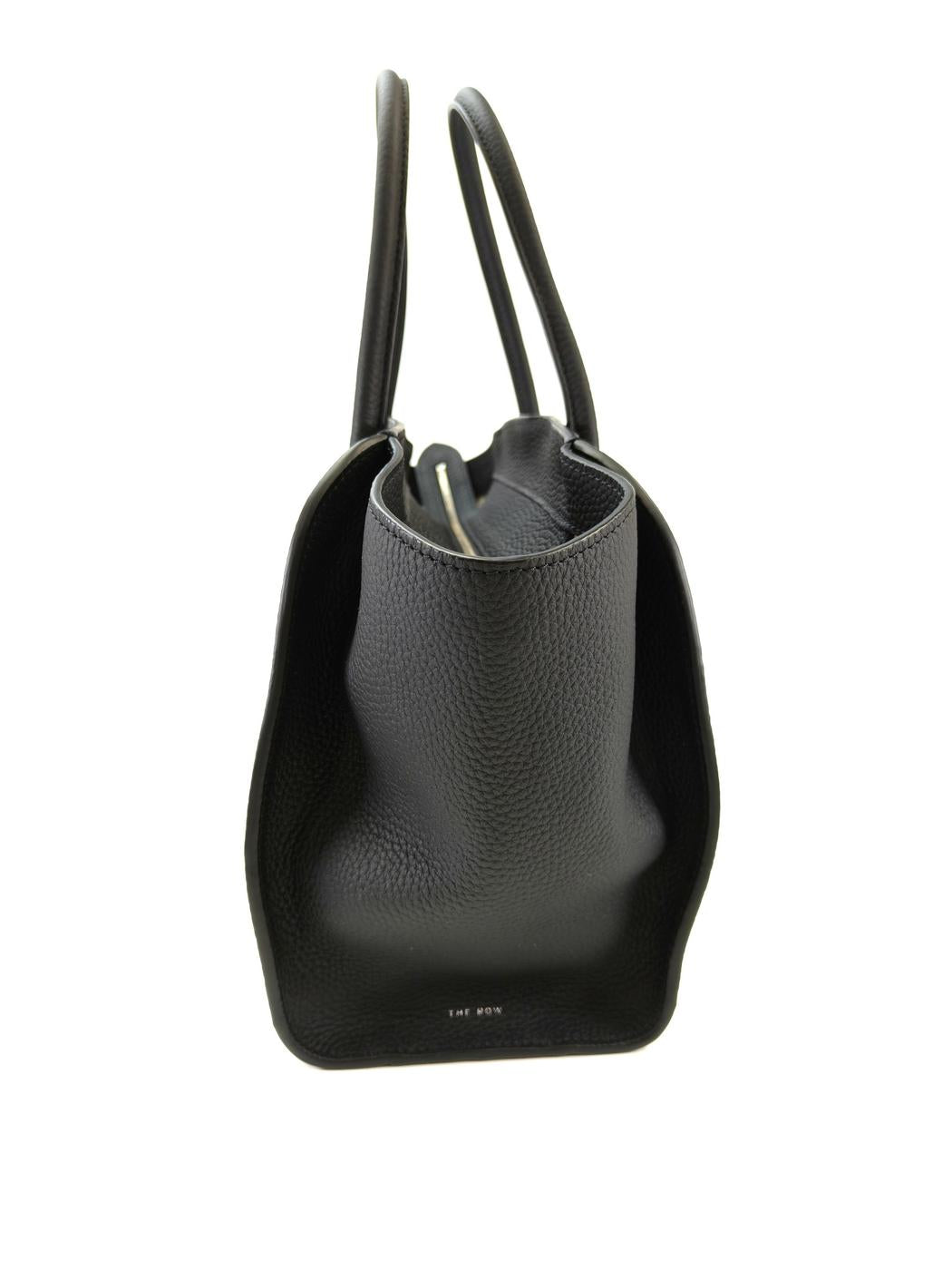 THE ROW MARLO 12 Tote Bag Grained Calfskin Black Ref: 10670