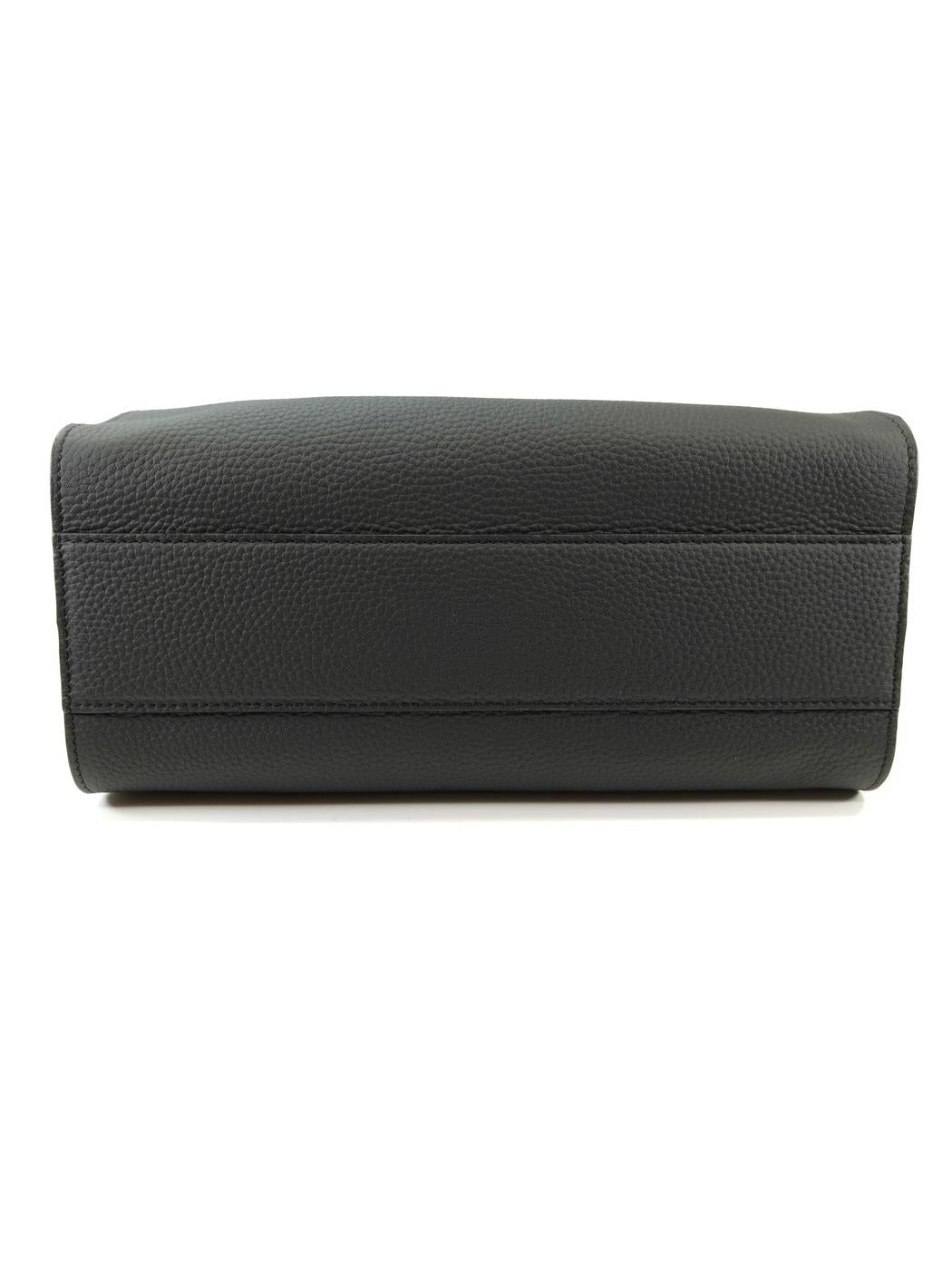 THE ROW MARLO 12 Tote Bag Grained Calfskin Black Ref: 10670