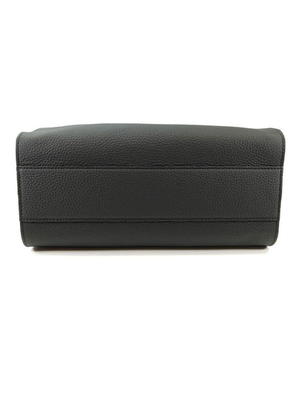 THE ROW MARLO 12 Tote Bag Grained Calfskin Black Ref: 10670