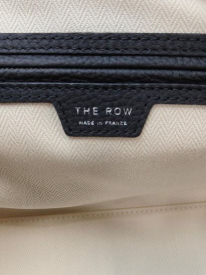 THE ROW MARLO 12 Tote Bag Grained Calfskin Black Ref: 10670