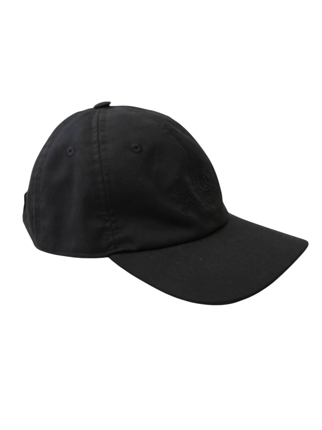 MM6 Maison Margiela Polyester/Cotton Cap Black, Ref: 11824