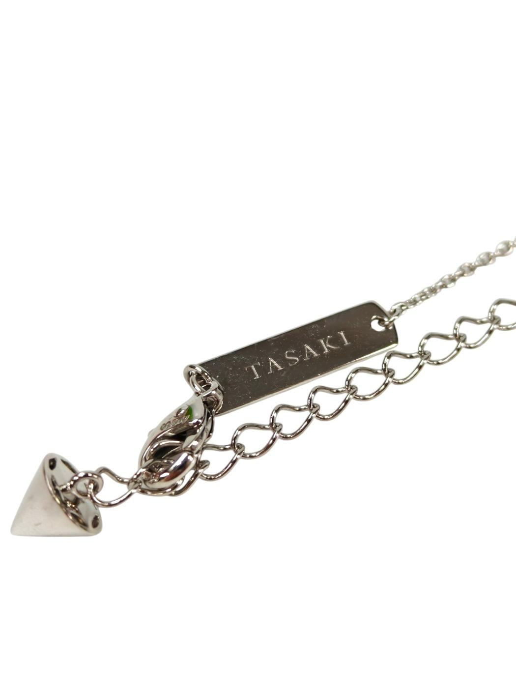 TASAKI タサキ バランス ネオ ペンダント パール3連 ネックレス ホワイト 管理番号：11566