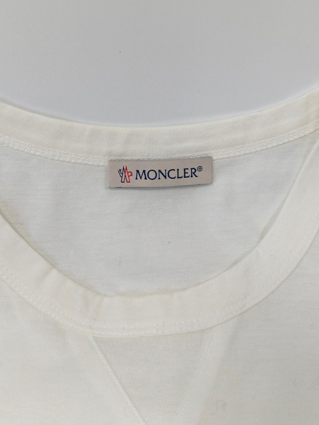 MONCLER モンクレール Tシャツ ホワイト XSサイズ 管理番号：11227