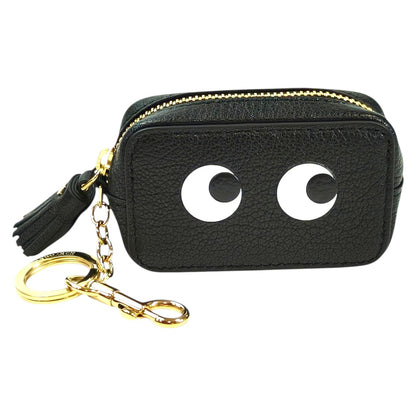 ANYA HINDMARCH アニヤハインドマーチ アイズ モチーフ コインケース ブラック 管理番号：11620