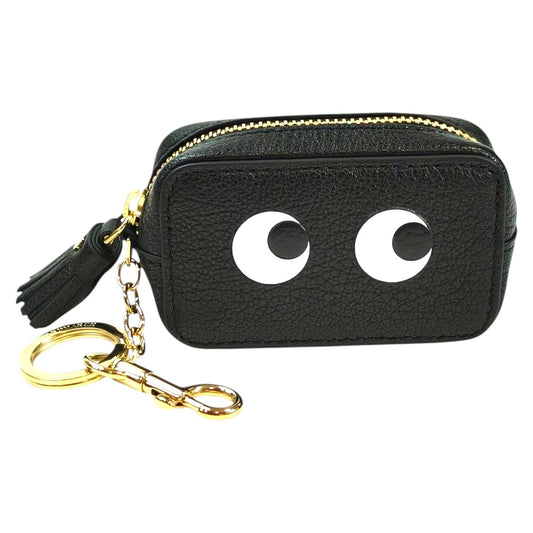 ANYA HINDMARCH アニヤハインドマーチ アイズ モチーフ コインケース ブラック 管理番号：11620