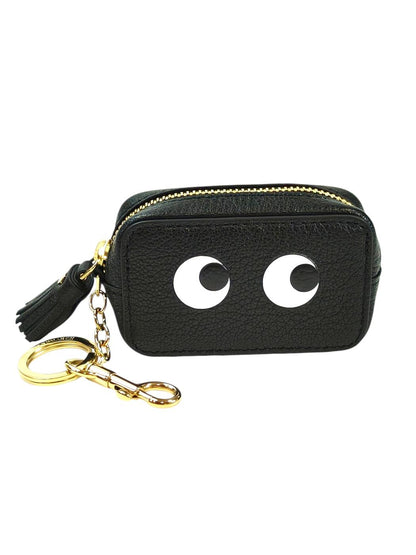 ANYA HINDMARCH アニヤハインドマーチ アイズ モチーフ コインケース ブラック 管理番号：11620