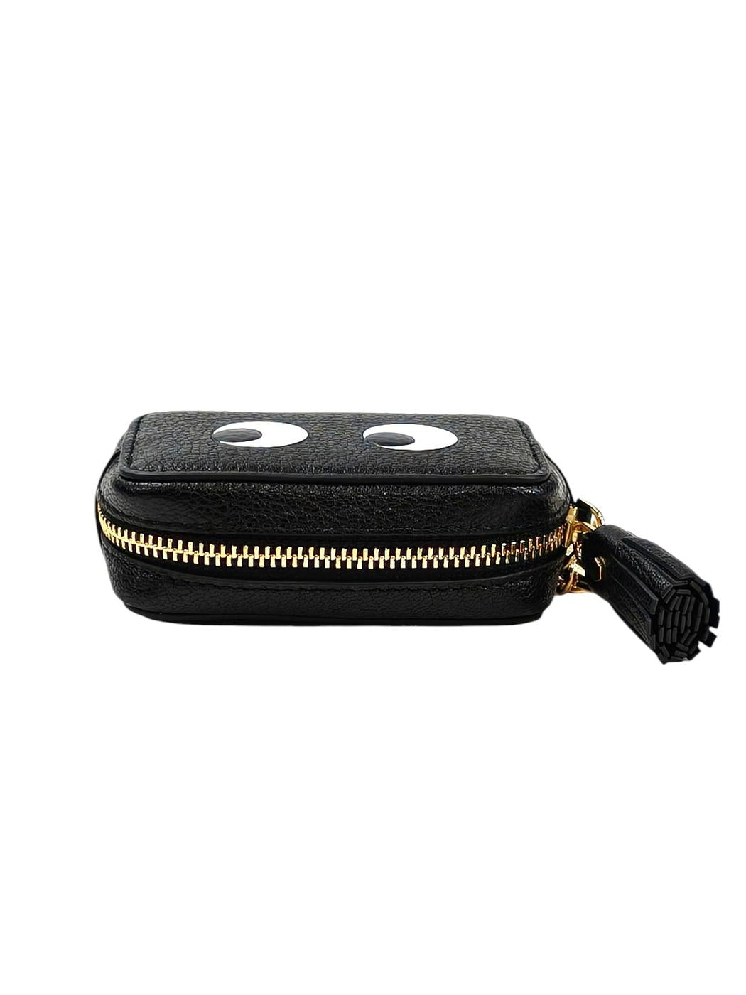 ANYA HINDMARCH アニヤハインドマーチ アイズ モチーフ コインケース ブラック 管理番号：11620