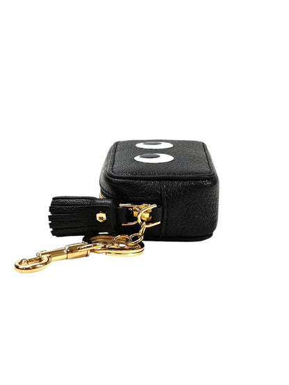 ANYA HINDMARCH アニヤハインドマーチ アイズ モチーフ コインケース ブラック 管理番号：11620