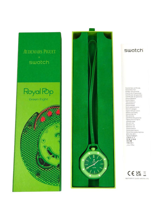 AUDEMARS PIGUET×Swatch 手巻き懐中時計GreenEightSSX03G100N 管理番号：11549
