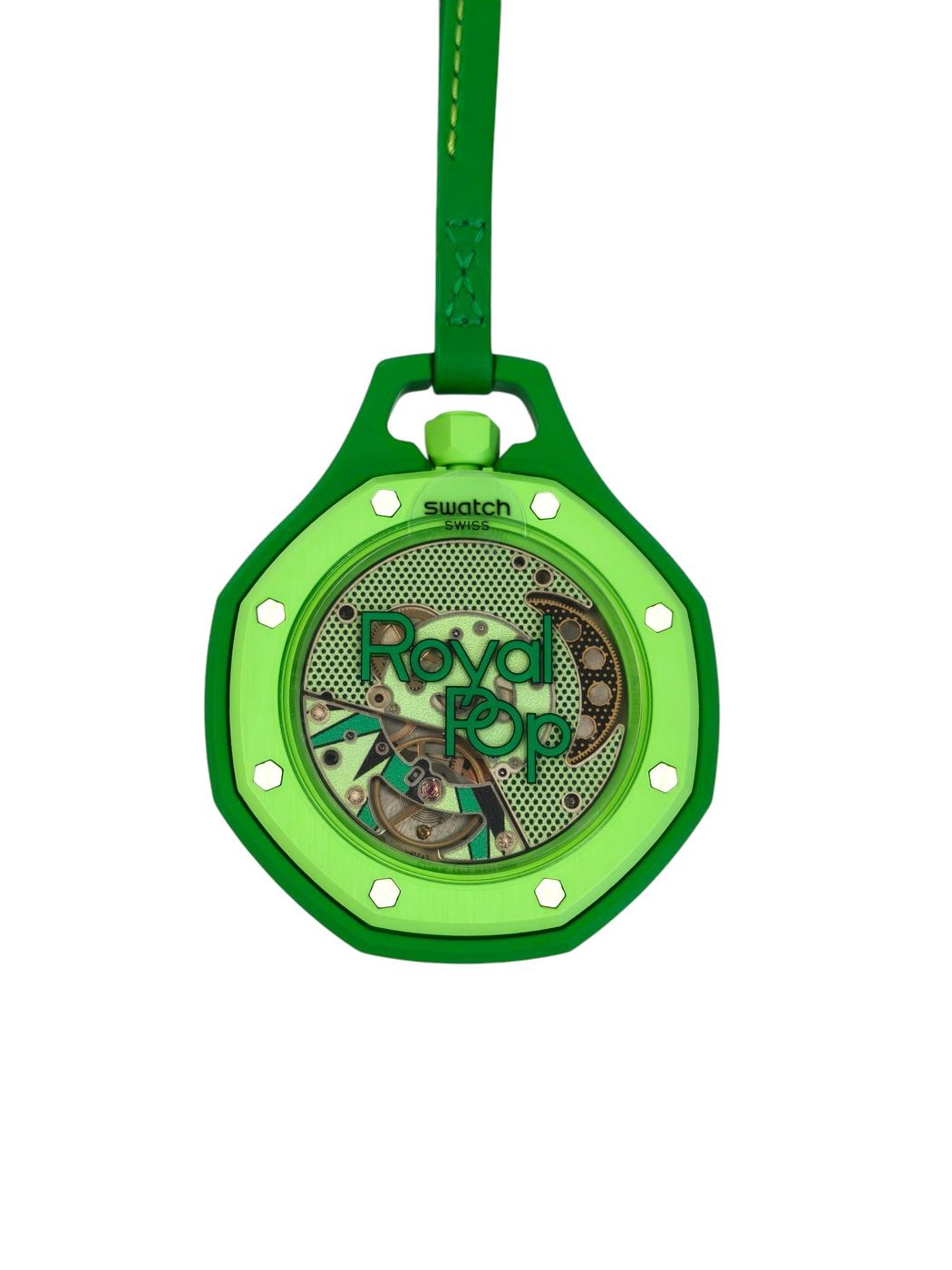 AUDEMARS PIGUET×Swatch 手巻き懐中時計GreenEightSSX03G100N 管理番号