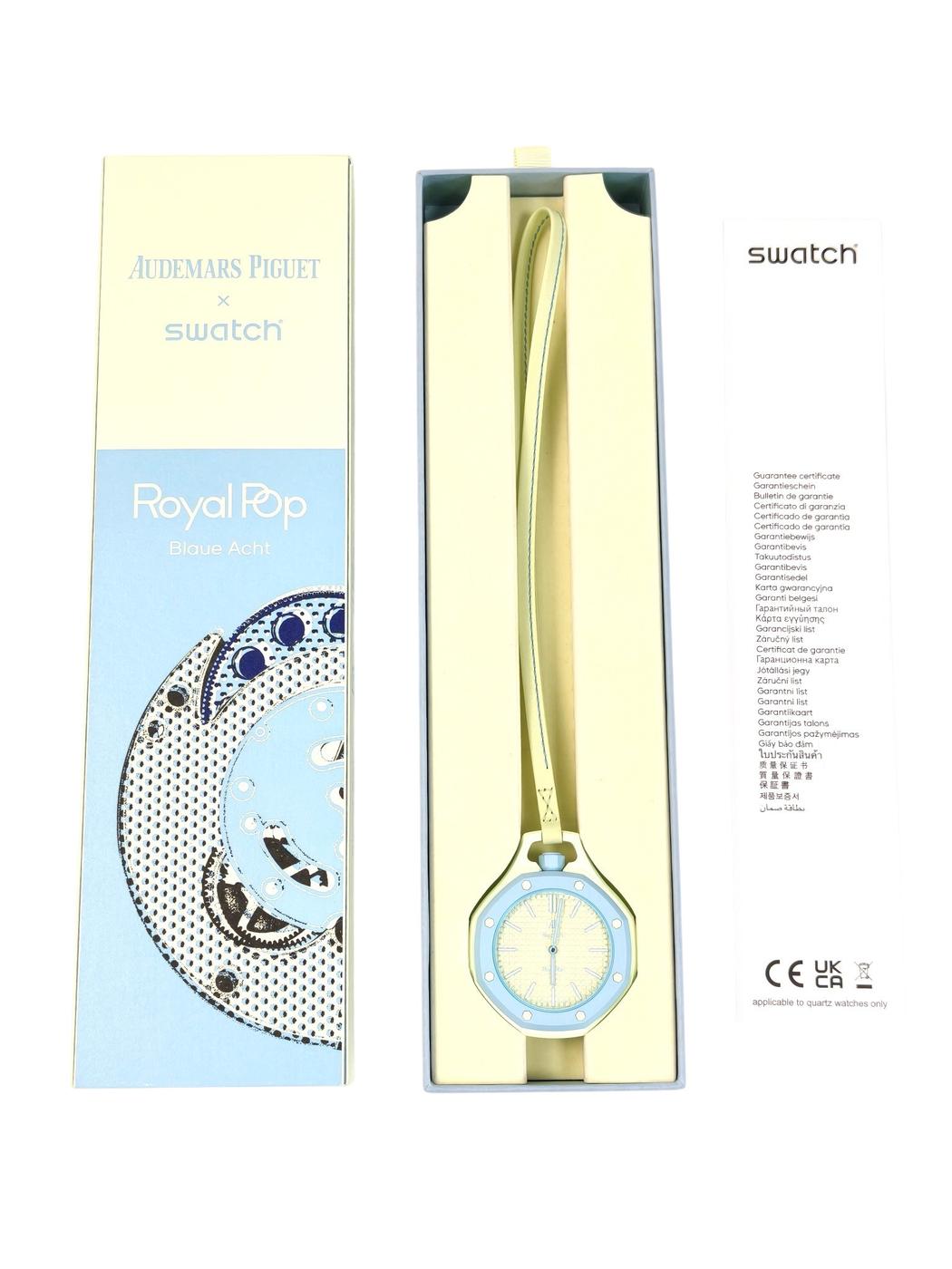 AUDEMARS PIGUET×swatch 懐中時計 Blaue Acht SSX03L101N 管理番号：11550