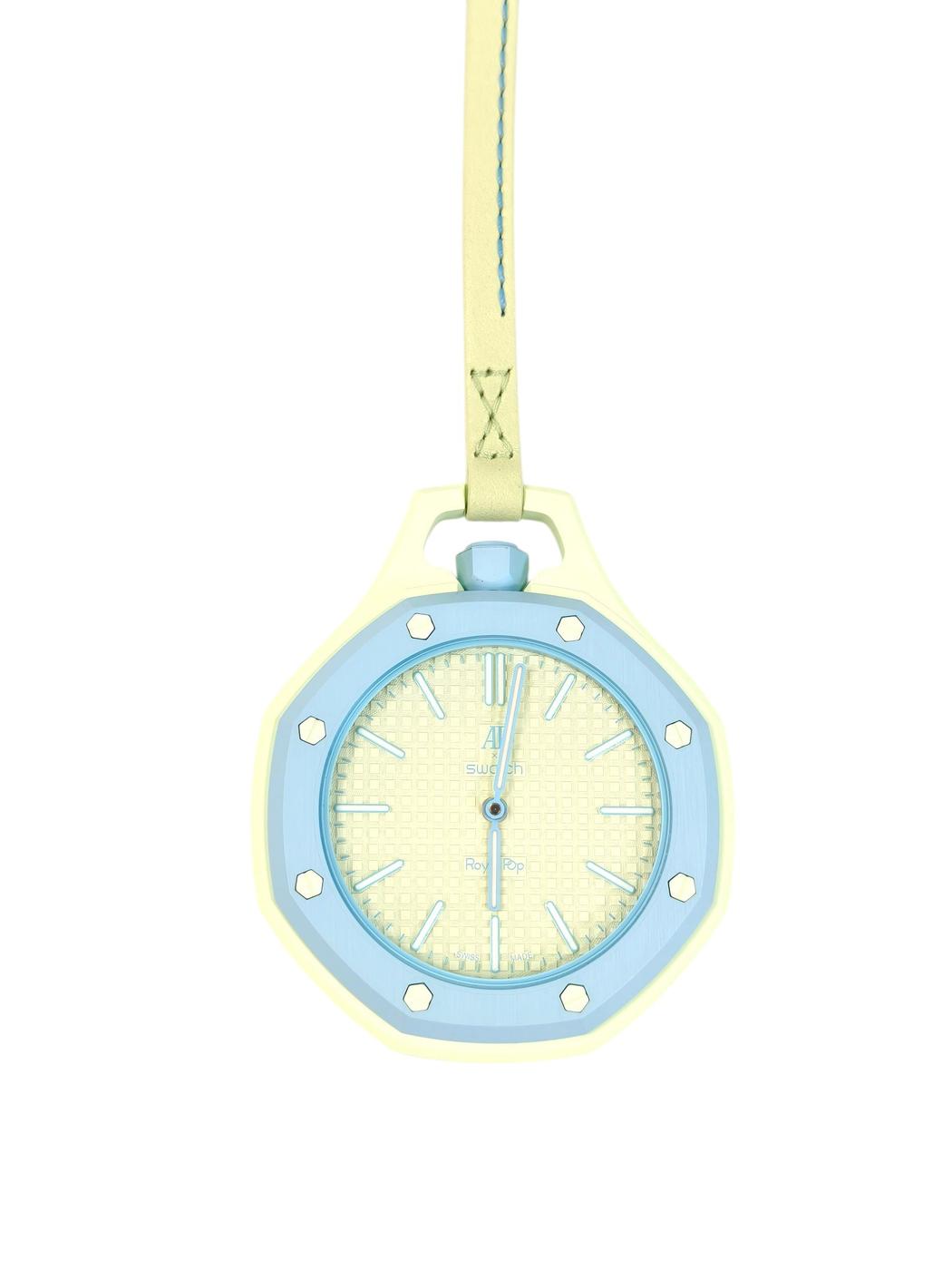 AUDEMARS PIGUET×swatch 懐中時計 Blaue Acht SSX03L101N 管理番号：11550