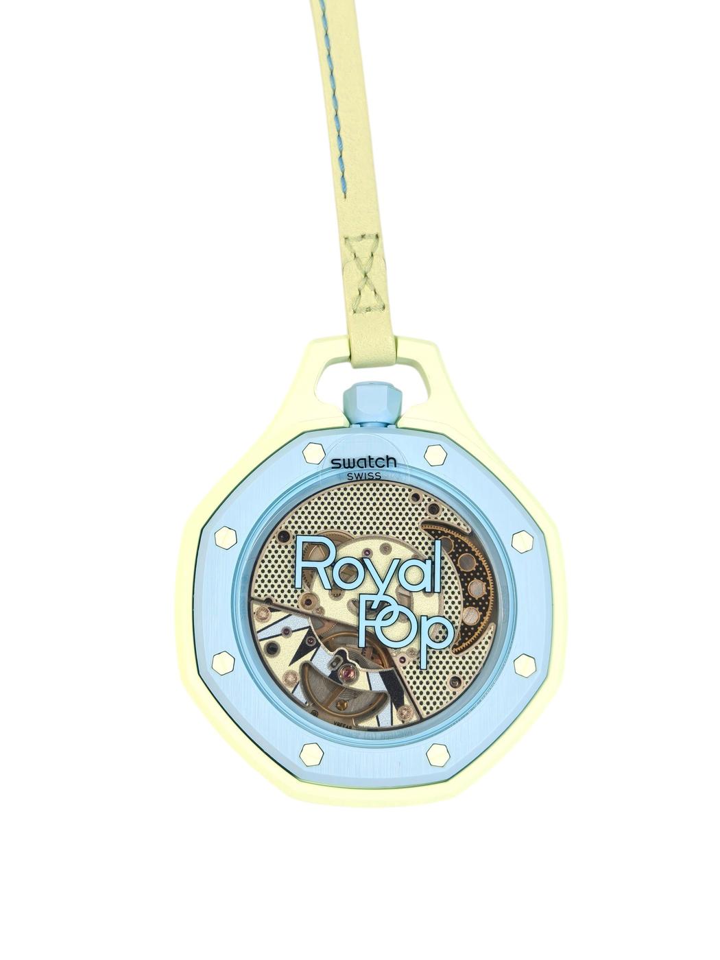 AUDEMARS PIGUET×swatch 懐中時計 Blaue Acht SSX03L101N 管理番号：11550