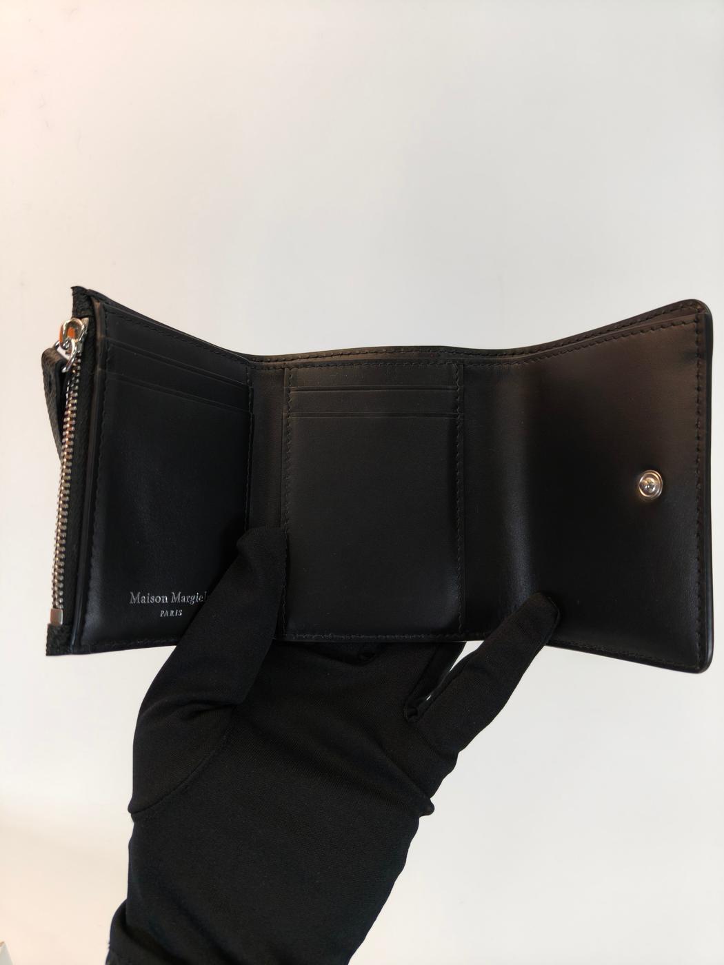 MAISON MARGIELA 马吉拉 三折钱包 迷你钱包 黑色 管理编号：10690