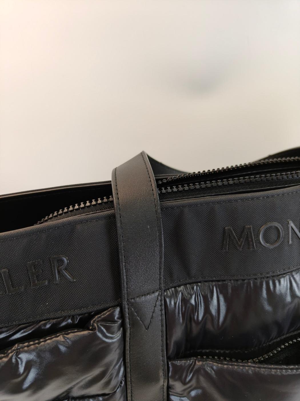 MONCLER 蒙口 MOMMY BAG 妈咪包 托特包 黑色 管理编号：10786