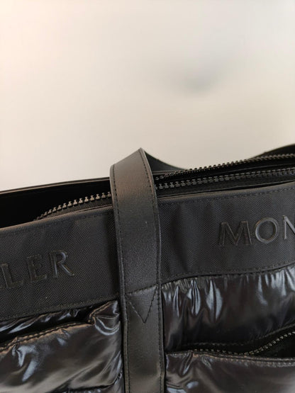 MONCLER 蒙口 MOMMY BAG 妈咪包 托特包 黑色 管理编号：10786