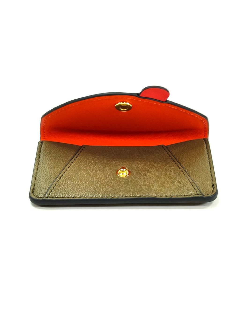 ANYA HINDMARCH アニヤハインドマーチ カードケース コインケース カーキ 管理番号：10934