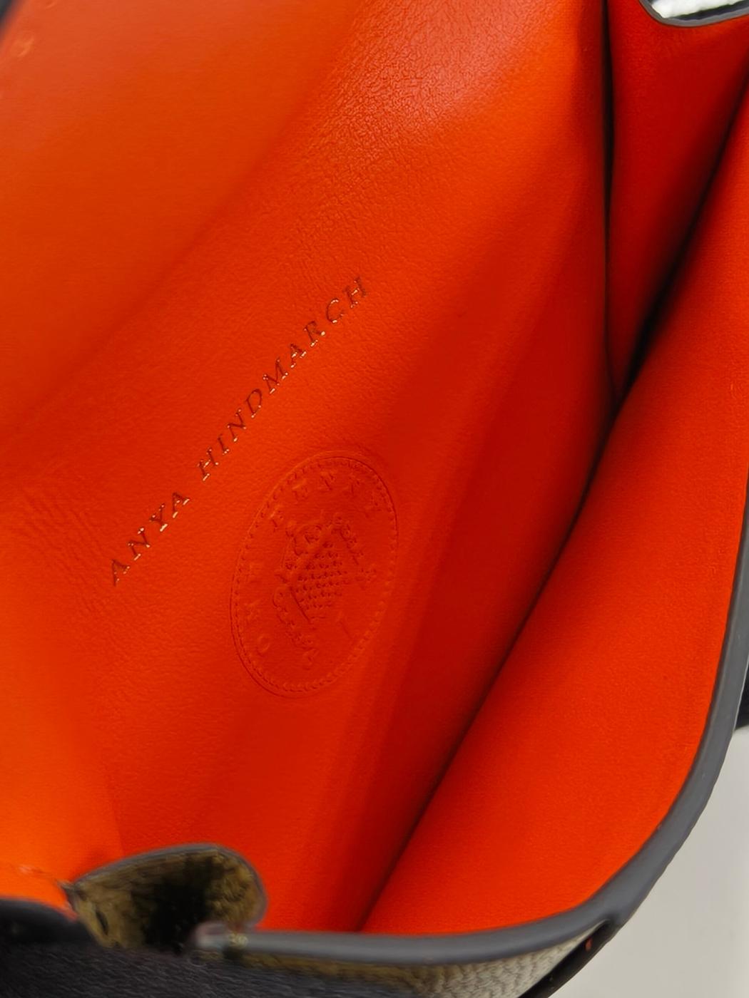 ANYA HINDMARCH アニヤハインドマーチ カードケース コインケース カーキ 管理番号：10934
